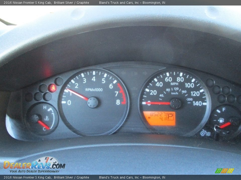 2016 Nissan Frontier S King Cab Gauges Photo #11