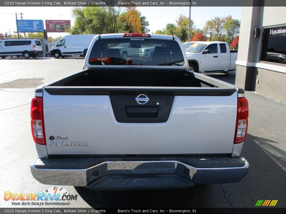 2016 Nissan Frontier S King Cab Brilliant Silver / Graphite Photo #20