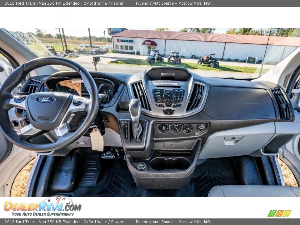 Dashboard of 2018 Ford Transit Van 350 HR Extended Photo #25