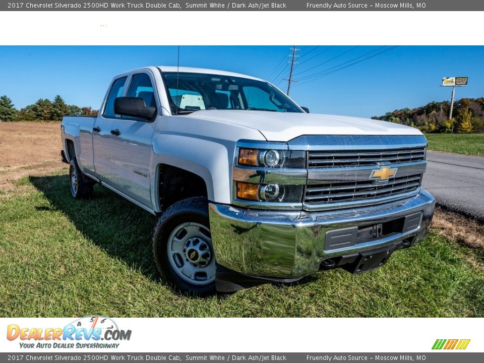 2017 Chevrolet Silverado 2500HD Work Truck Double Cab Summit White / Dark Ash/Jet Black Photo #1