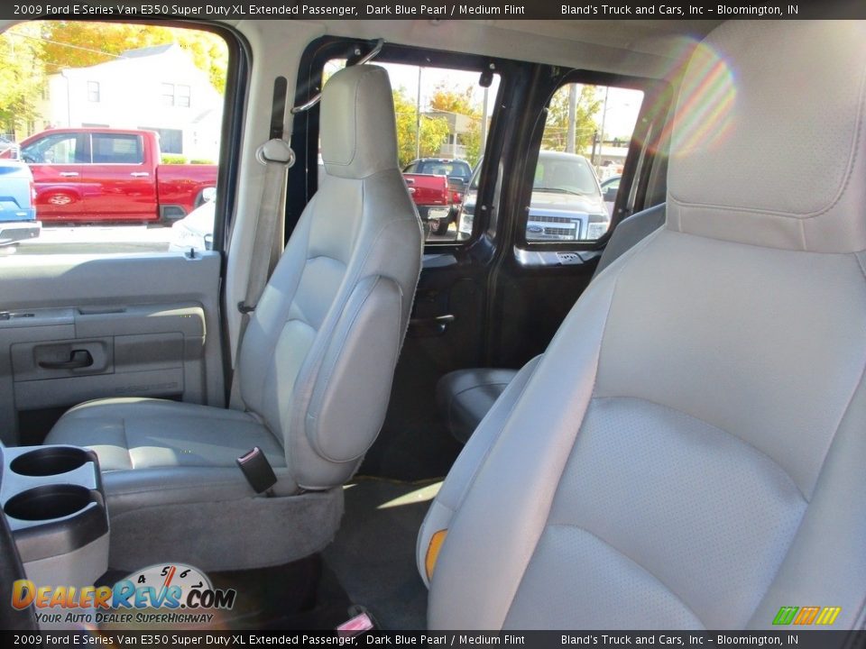 2009 Ford E Series Van E350 Super Duty XL Extended Passenger Dark Blue Pearl / Medium Flint Photo #7