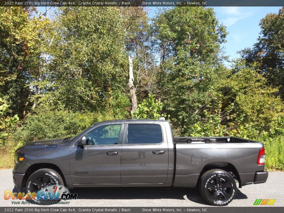 2022 Ram 1500 Big Horn Crew Cab 4x4 Granite Crystal Metallic / Black Photo #1