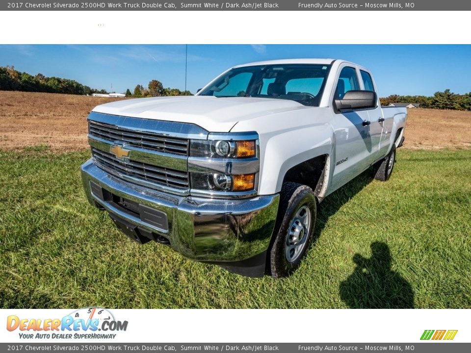 2017 Chevrolet Silverado 2500HD Work Truck Double Cab Summit White / Dark Ash/Jet Black Photo #8