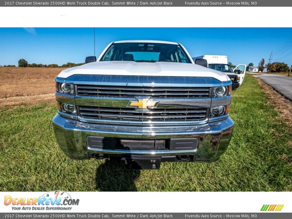 2017 Chevrolet Silverado 2500HD Work Truck Double Cab Summit White / Dark Ash/Jet Black Photo #9