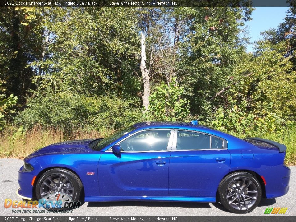 2022 Dodge Charger Scat Pack Indigo Blue / Black Photo #1