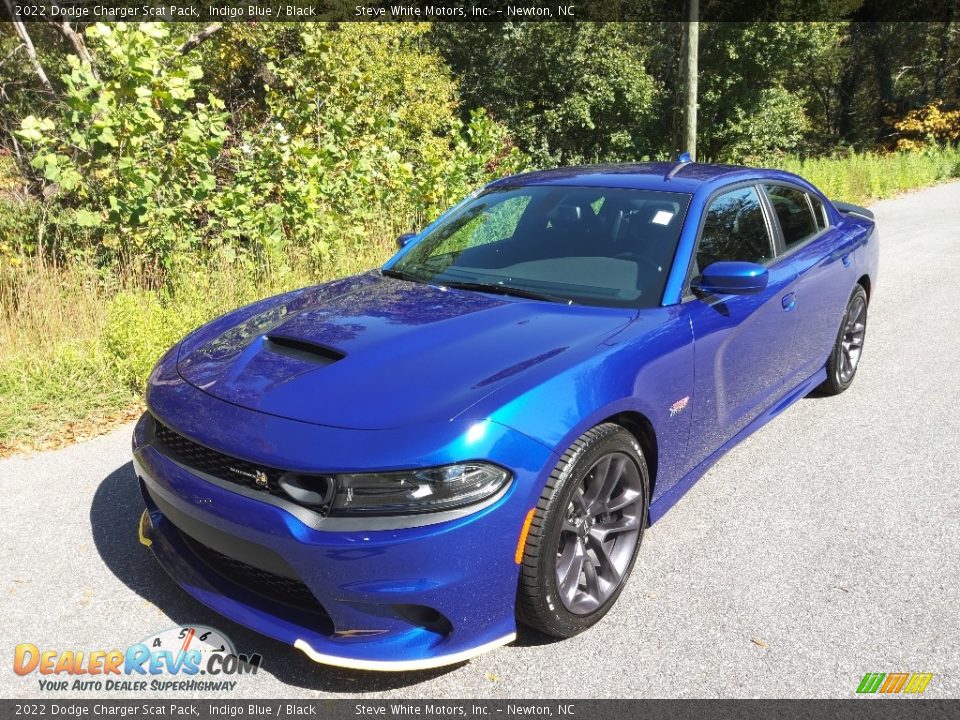 2022 Dodge Charger Scat Pack Indigo Blue / Black Photo #2