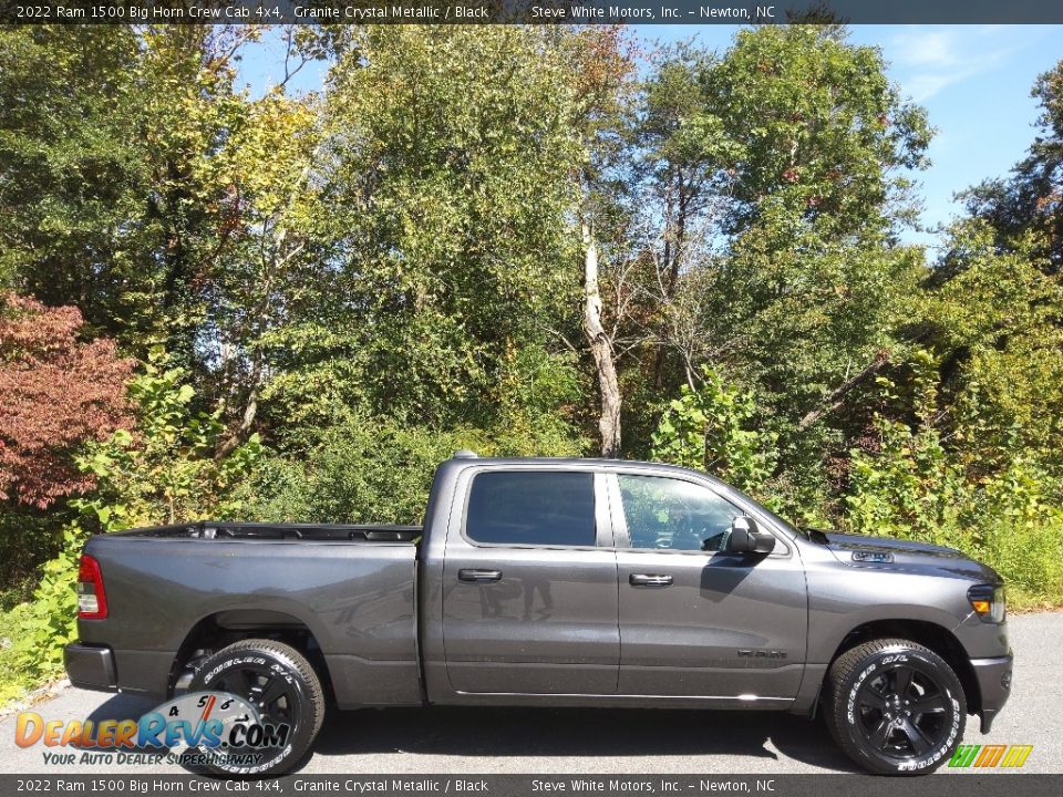 2022 Ram 1500 Big Horn Crew Cab 4x4 Granite Crystal Metallic / Black Photo #5