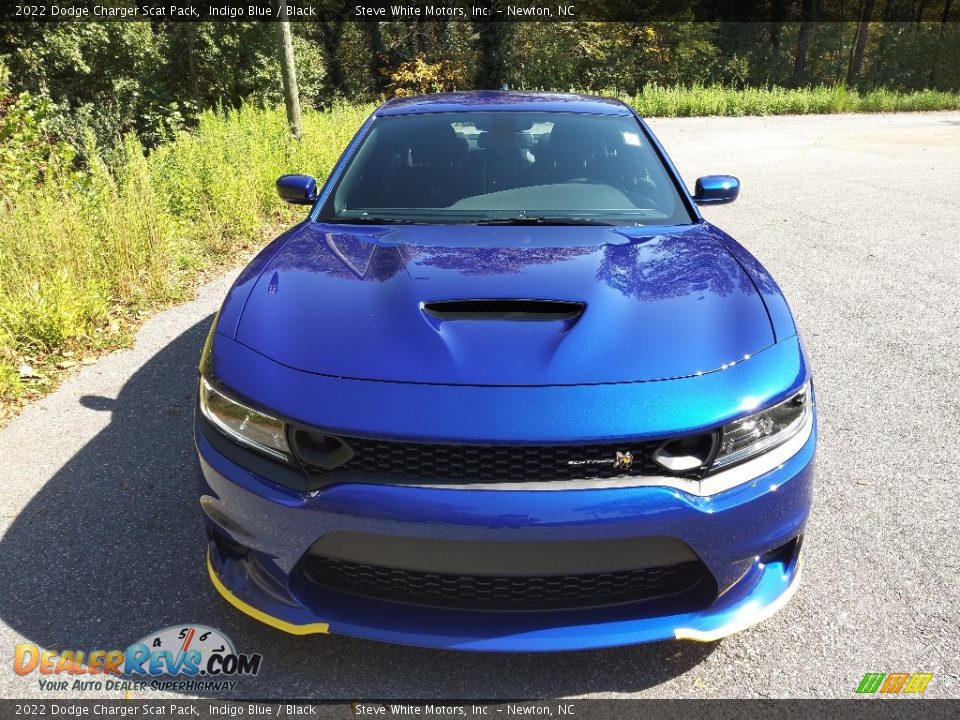 2022 Dodge Charger Scat Pack Indigo Blue / Black Photo #3