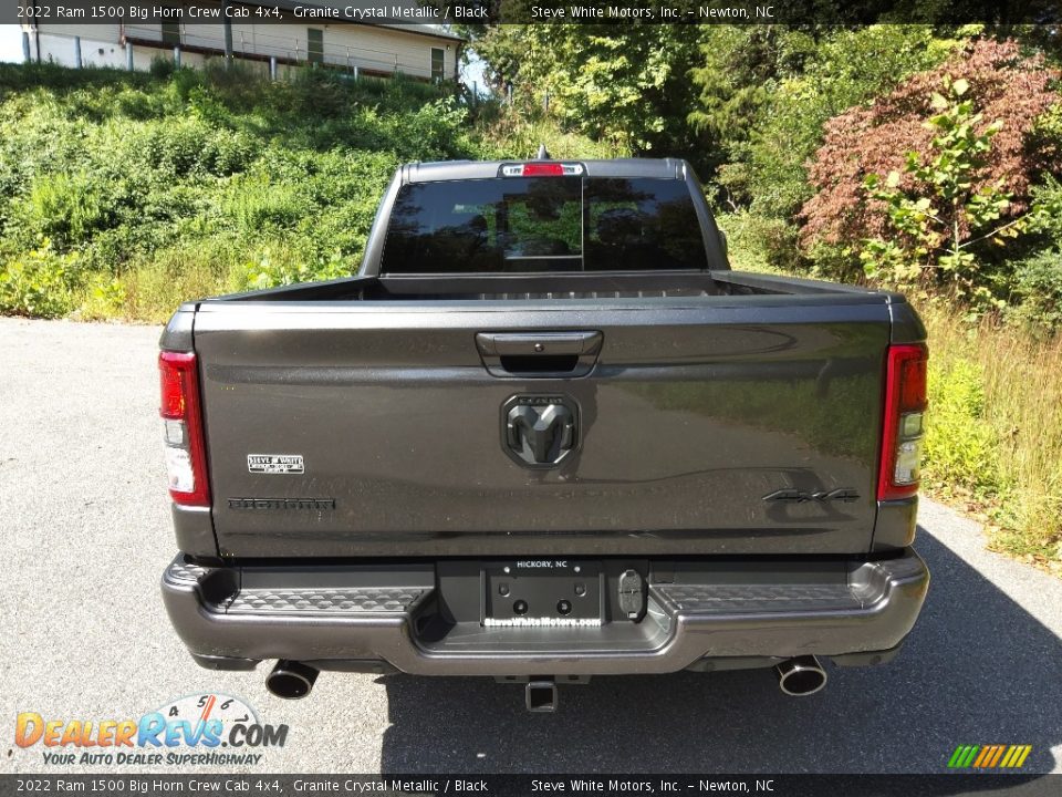 2022 Ram 1500 Big Horn Crew Cab 4x4 Granite Crystal Metallic / Black Photo #7