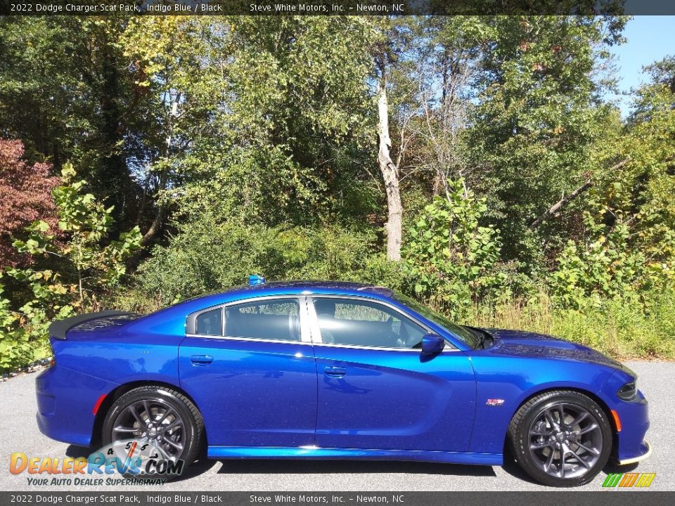 2022 Dodge Charger Scat Pack Indigo Blue / Black Photo #5