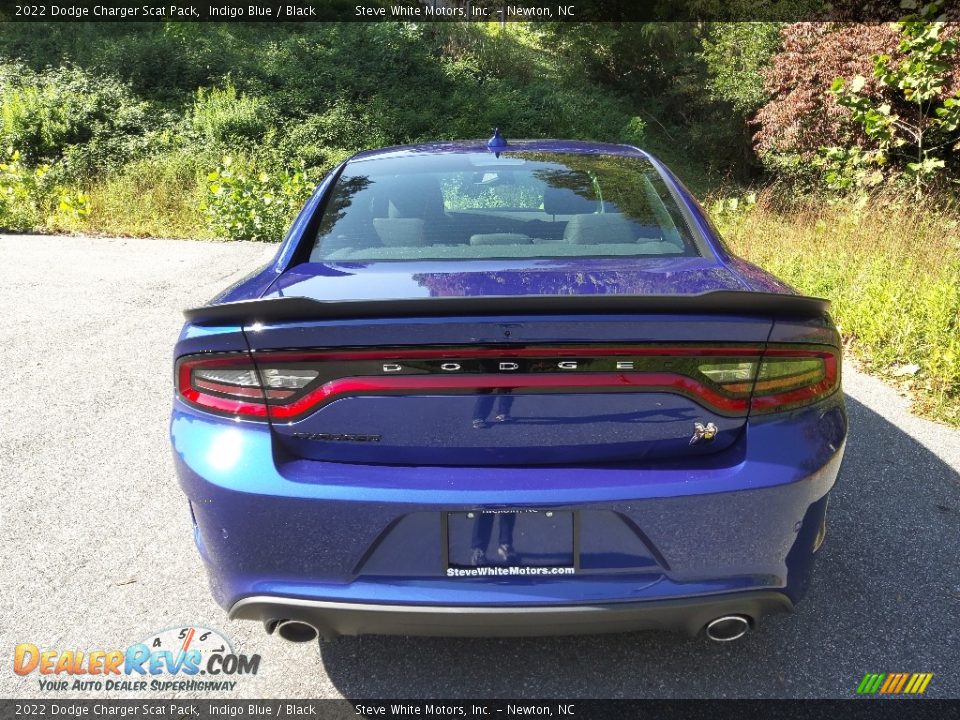 2022 Dodge Charger Scat Pack Indigo Blue / Black Photo #7
