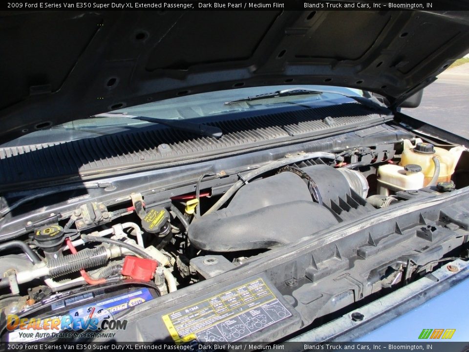 2009 Ford E Series Van E350 Super Duty XL Extended Passenger Dark Blue Pearl / Medium Flint Photo #20