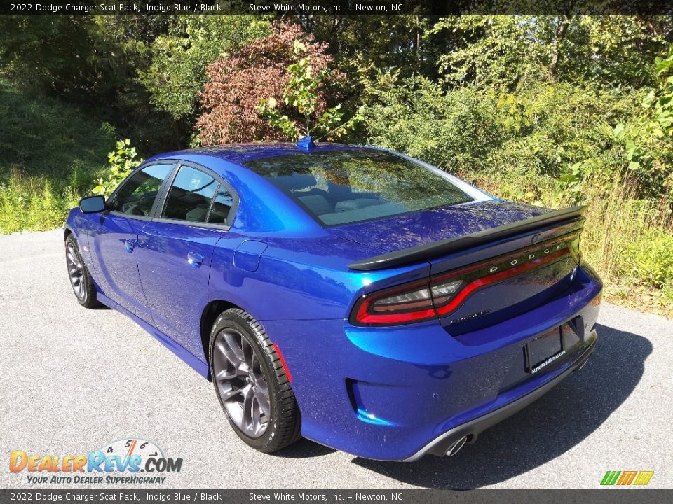 2022 Dodge Charger Scat Pack Indigo Blue / Black Photo #8