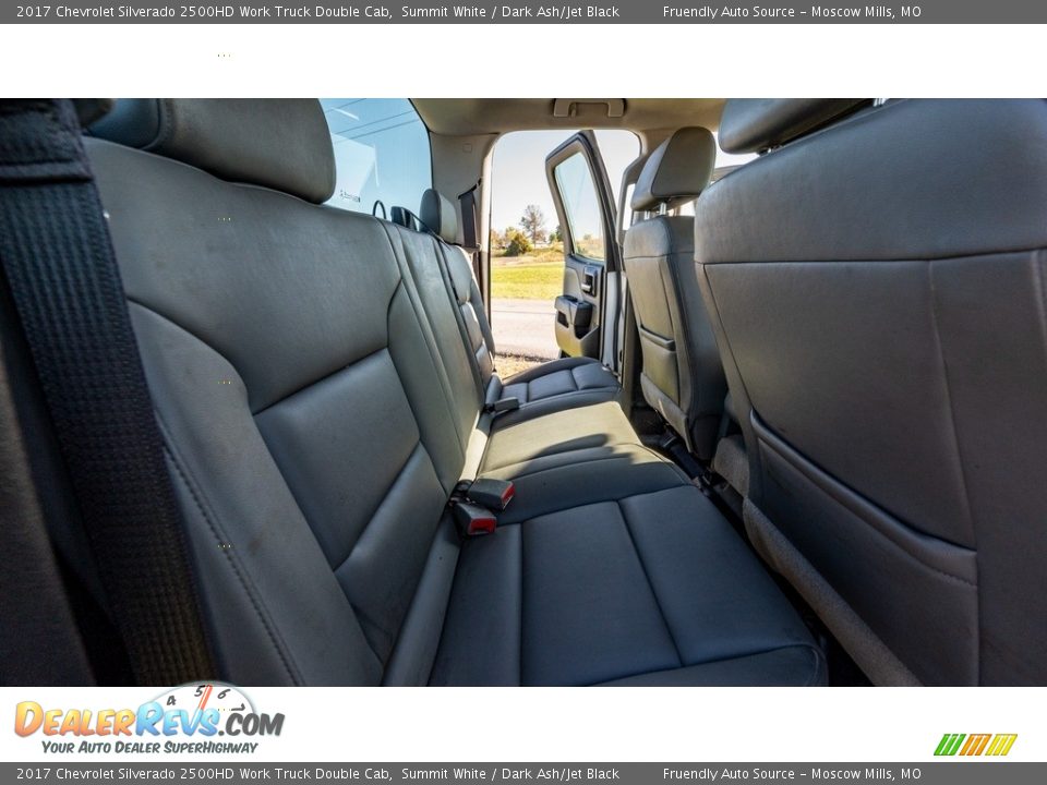 2017 Chevrolet Silverado 2500HD Work Truck Double Cab Summit White / Dark Ash/Jet Black Photo #22
