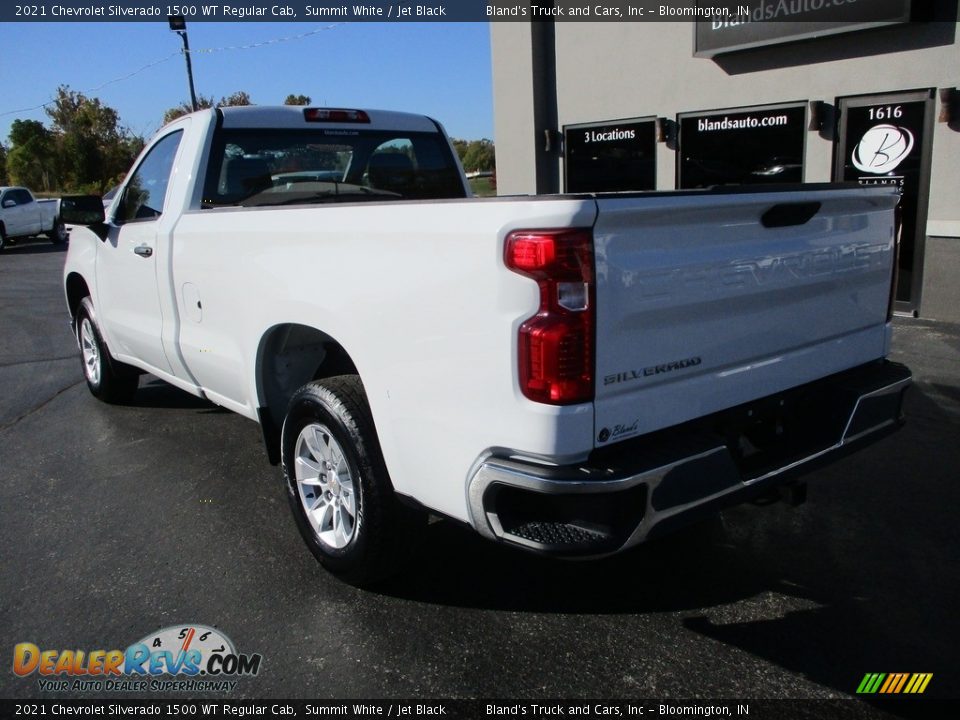 2021 Chevrolet Silverado 1500 WT Regular Cab Summit White / Jet Black Photo #3