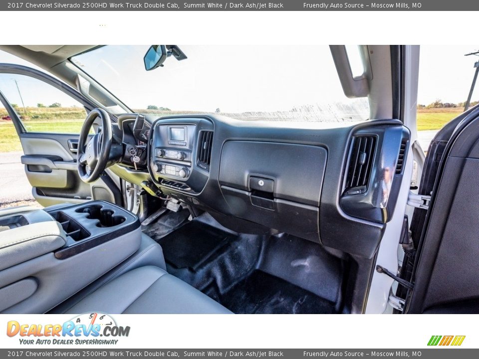 2017 Chevrolet Silverado 2500HD Work Truck Double Cab Summit White / Dark Ash/Jet Black Photo #23