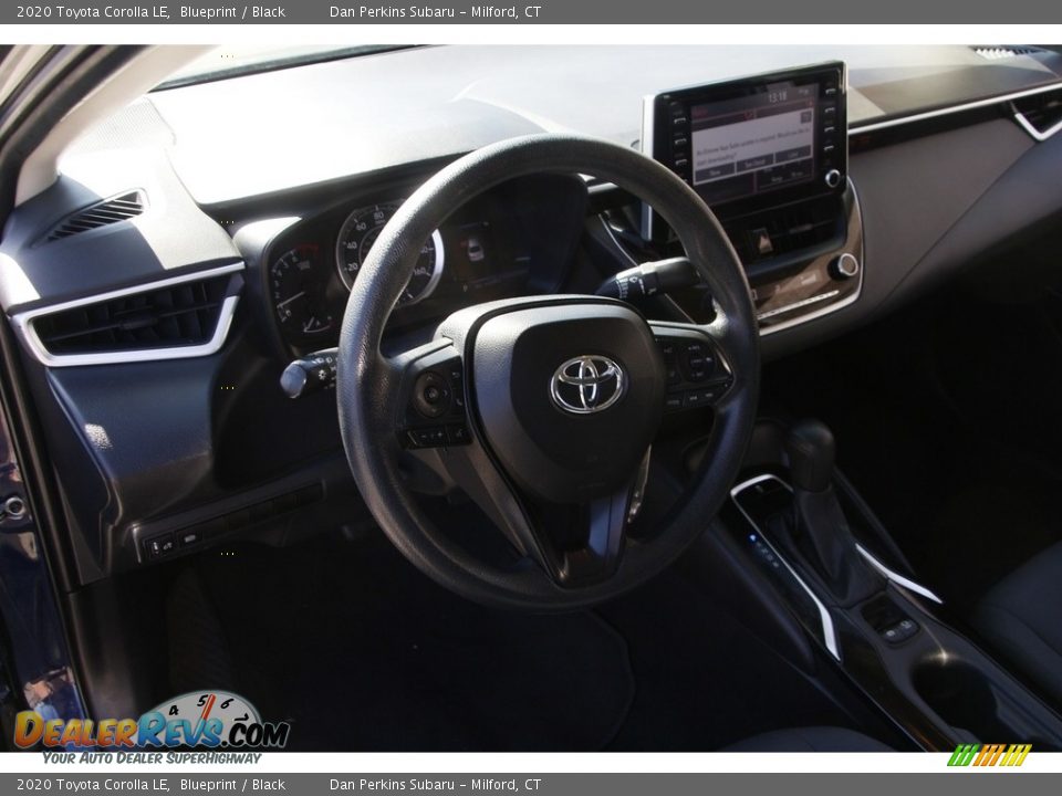 2020 Toyota Corolla LE Blueprint / Black Photo #10