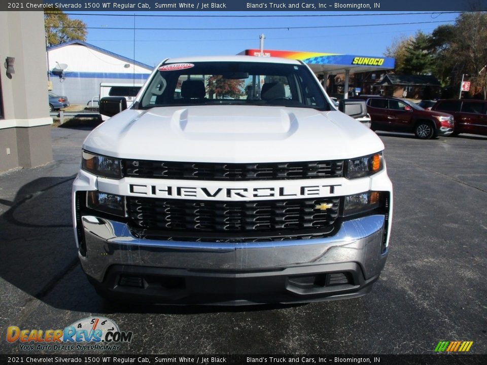 2021 Chevrolet Silverado 1500 WT Regular Cab Summit White / Jet Black Photo #21