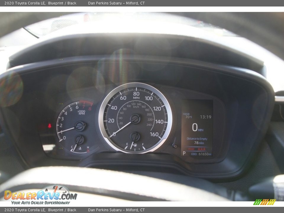 2020 Toyota Corolla LE Blueprint / Black Photo #17