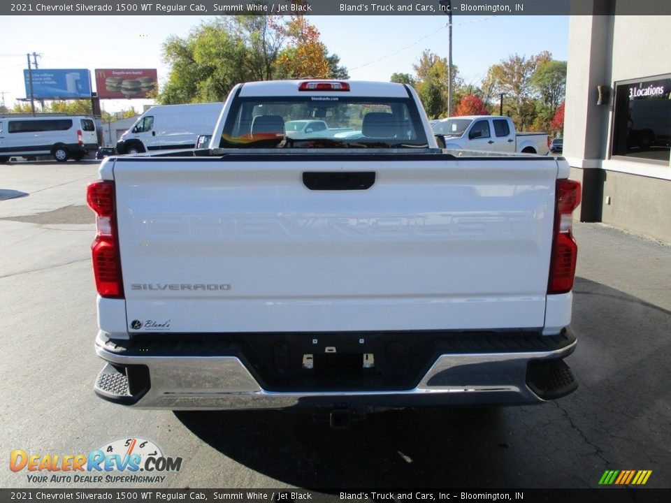 2021 Chevrolet Silverado 1500 WT Regular Cab Summit White / Jet Black Photo #23