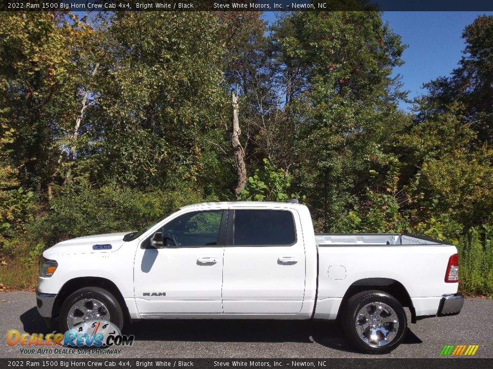 2022 Ram 1500 Big Horn Crew Cab 4x4 Bright White / Black Photo #1