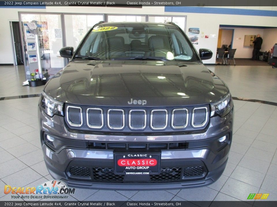 2022 Jeep Compass Latitude 4x4 Granite Crystal Metallic / Black Photo #2