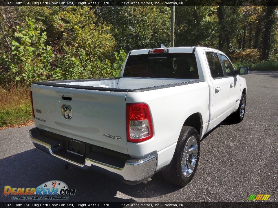 2022 Ram 1500 Big Horn Crew Cab 4x4 Bright White / Black Photo #6