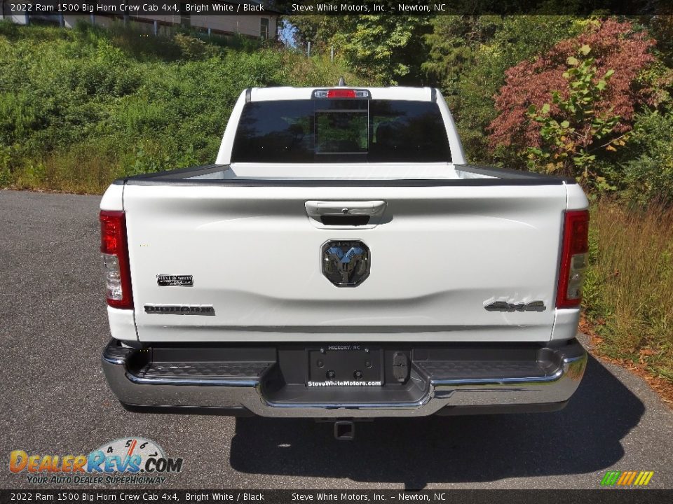 2022 Ram 1500 Big Horn Crew Cab 4x4 Bright White / Black Photo #7