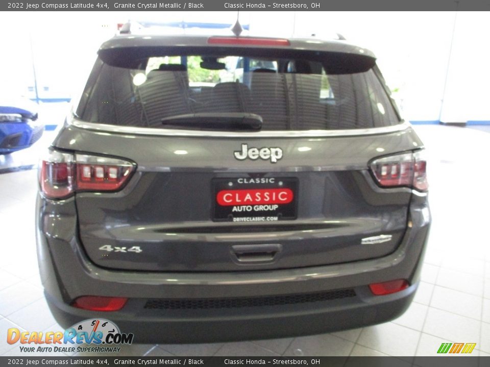 2022 Jeep Compass Latitude 4x4 Granite Crystal Metallic / Black Photo #8