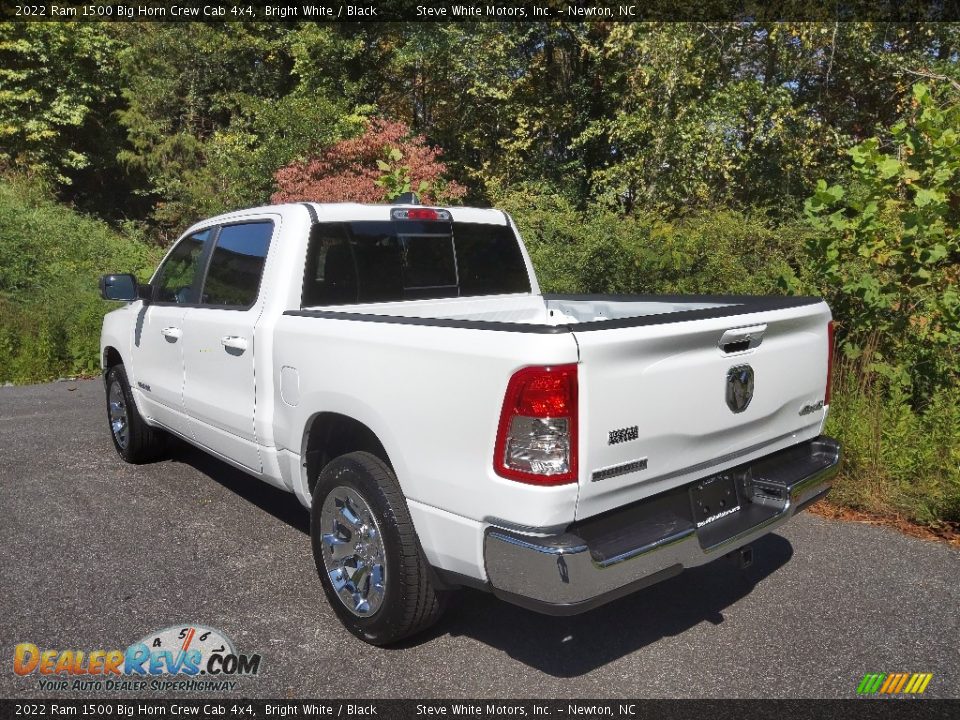 2022 Ram 1500 Big Horn Crew Cab 4x4 Bright White / Black Photo #9