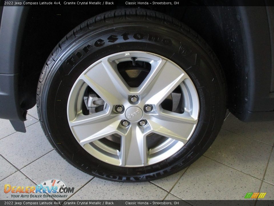 2022 Jeep Compass Latitude 4x4 Granite Crystal Metallic / Black Photo #12