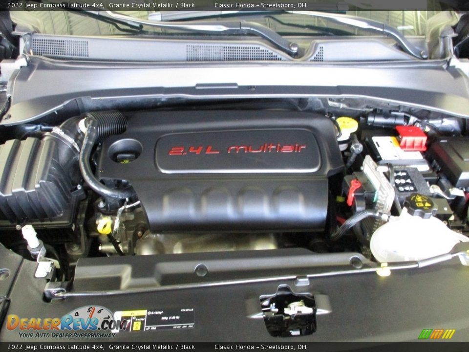 2022 Jeep Compass Latitude 4x4 Granite Crystal Metallic / Black Photo #13