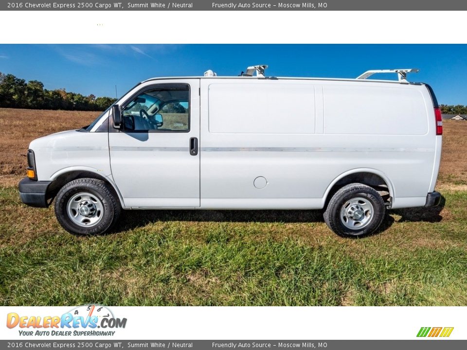 Summit White 2016 Chevrolet Express 2500 Cargo WT Photo #7