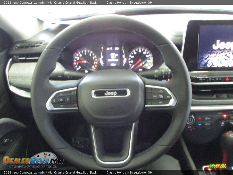 2022 Jeep Compass Latitude 4x4 Granite Crystal Metallic / Black Photo #28