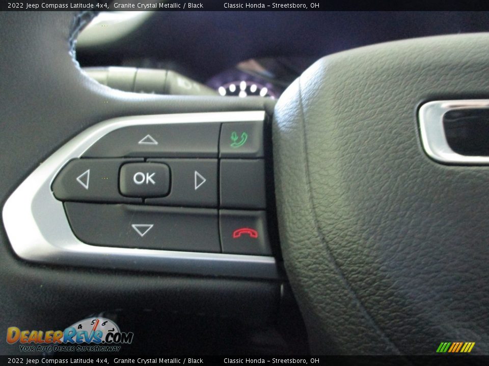 2022 Jeep Compass Latitude 4x4 Granite Crystal Metallic / Black Photo #29