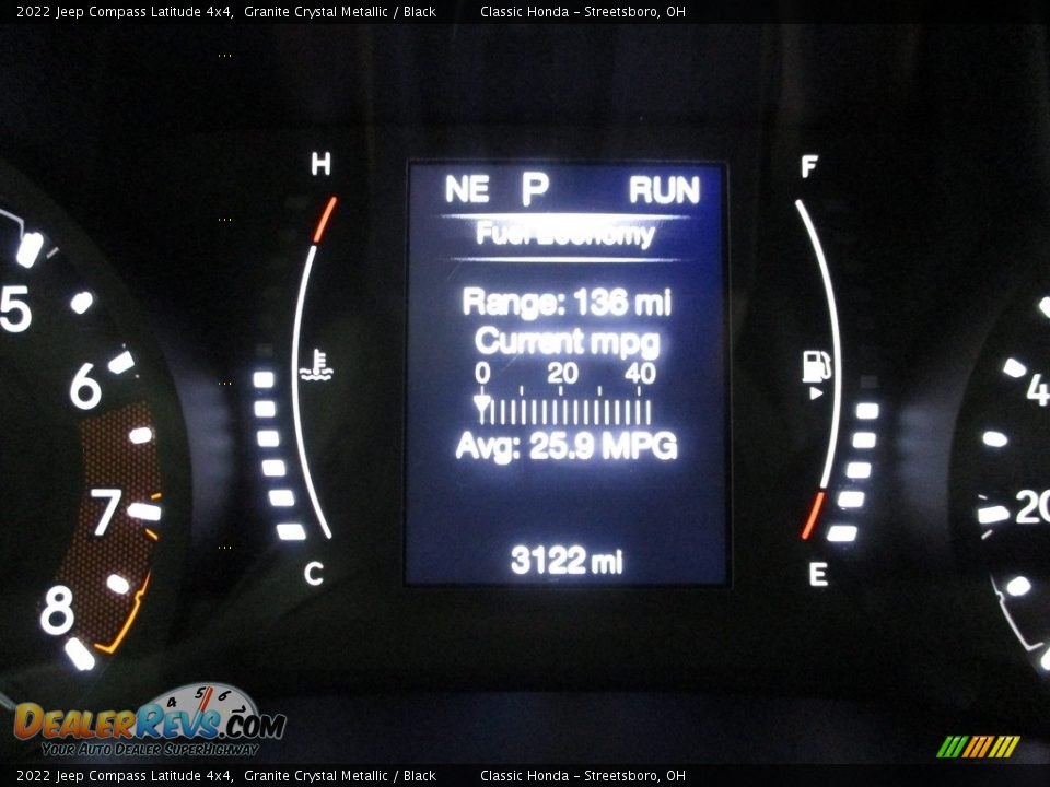 2022 Jeep Compass Latitude 4x4 Granite Crystal Metallic / Black Photo #30