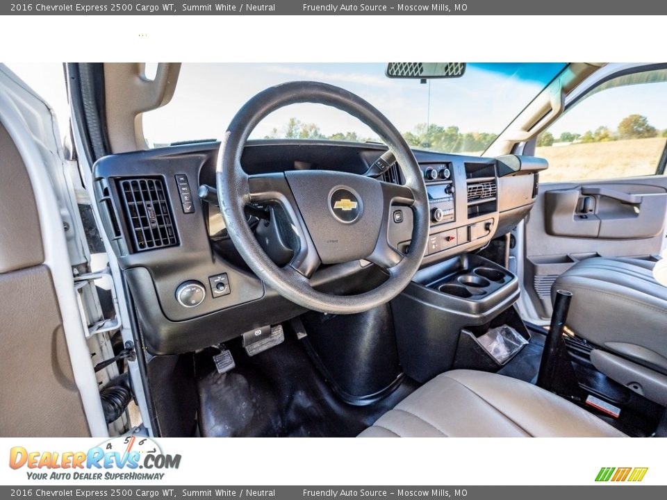 Neutral Interior - 2016 Chevrolet Express 2500 Cargo WT Photo #19