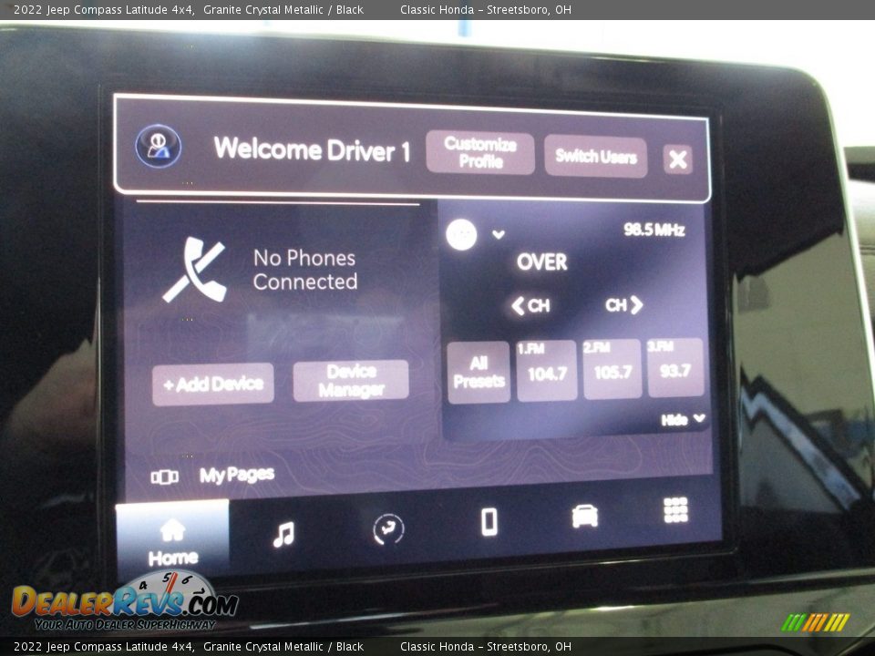 2022 Jeep Compass Latitude 4x4 Granite Crystal Metallic / Black Photo #34