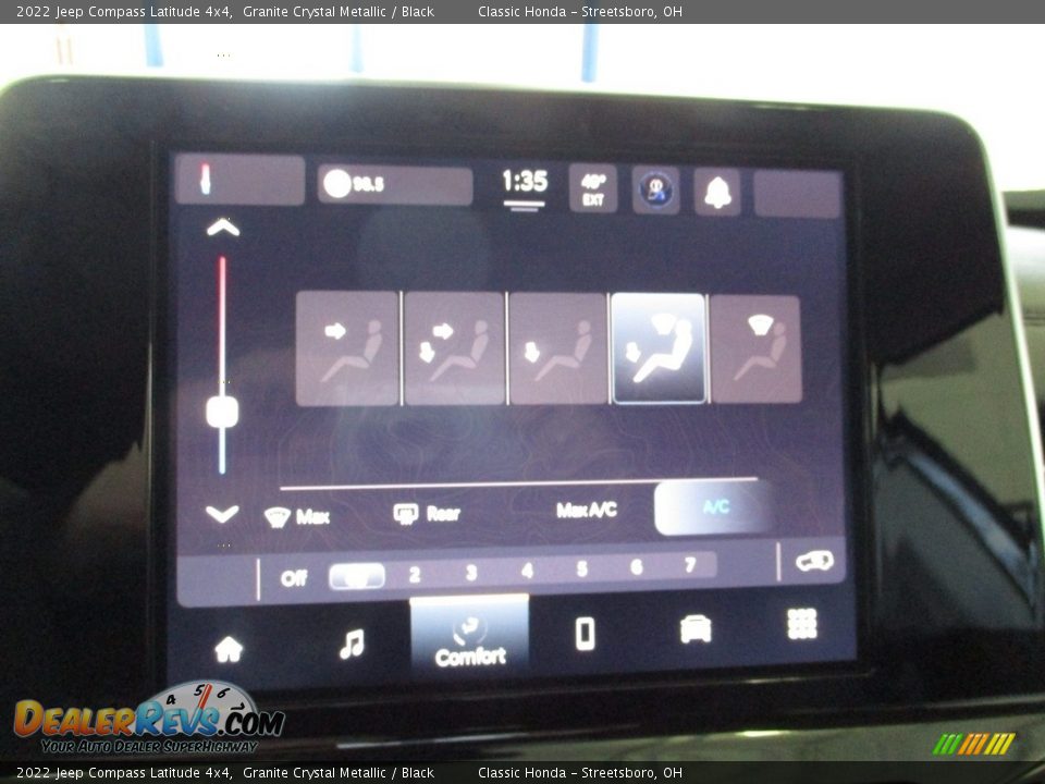 2022 Jeep Compass Latitude 4x4 Granite Crystal Metallic / Black Photo #36