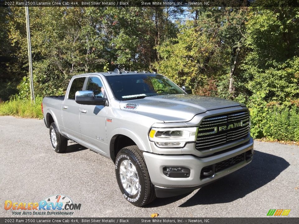 2022 Ram 2500 Laramie Crew Cab 4x4 Billet Silver Metallic / Black Photo #4