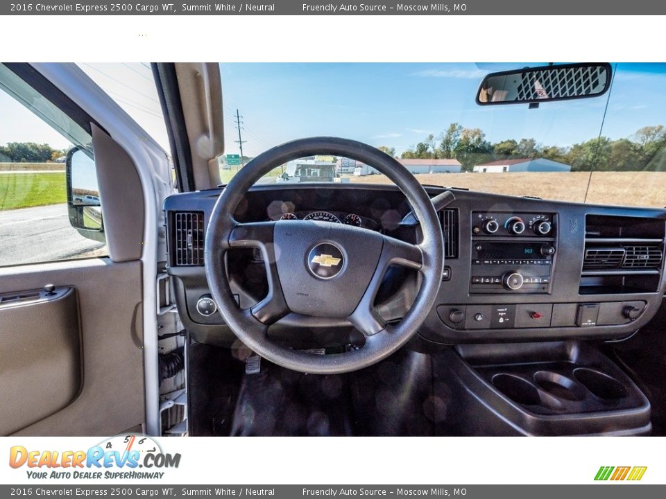 Dashboard of 2016 Chevrolet Express 2500 Cargo WT Photo #26