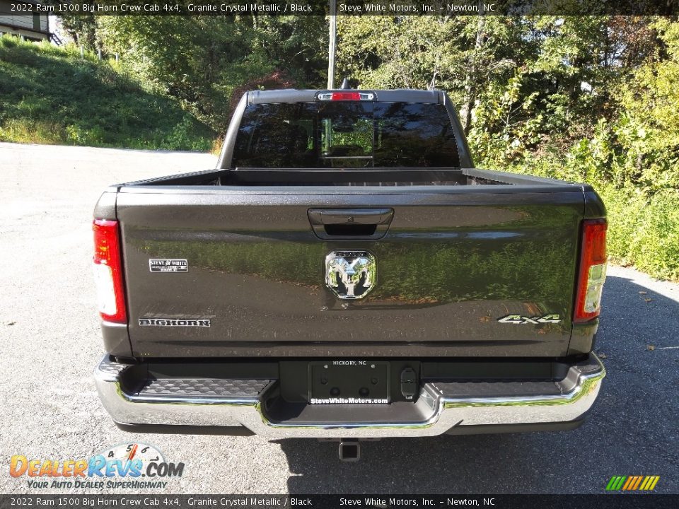 2022 Ram 1500 Big Horn Crew Cab 4x4 Granite Crystal Metallic / Black Photo #7