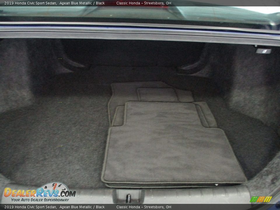 2019 Honda Civic Sport Sedan Agean Blue Metallic / Black Photo #20