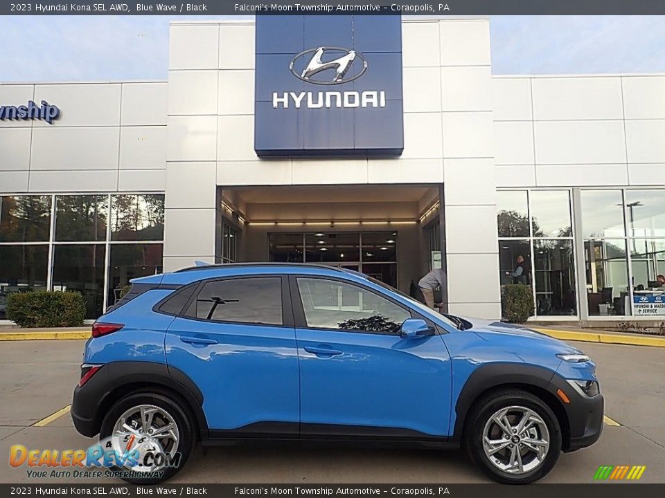 2023 Hyundai Kona SEL AWD Blue Wave / Black Photo #1