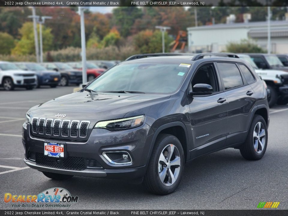 2022 Jeep Cherokee Limited 4x4 Granite Crystal Metallic / Black Photo #1