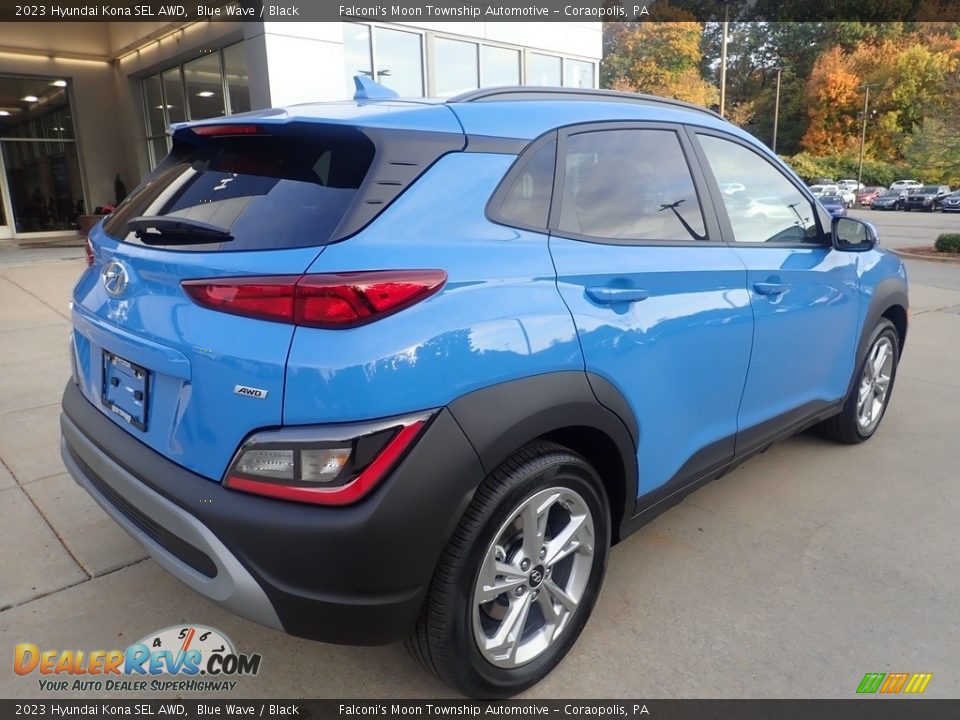 2023 Hyundai Kona SEL AWD Blue Wave / Black Photo #2
