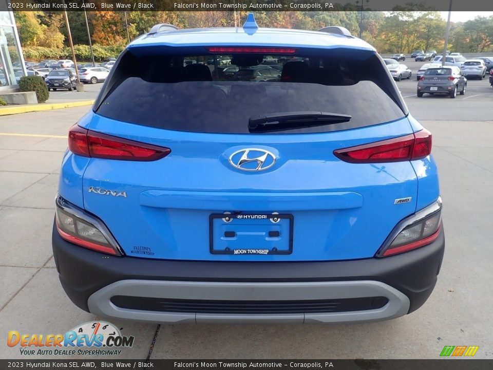 2023 Hyundai Kona SEL AWD Blue Wave / Black Photo #3