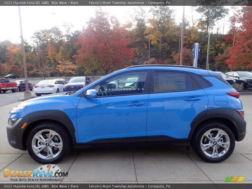 Blue Wave 2023 Hyundai Kona SEL AWD Photo #6