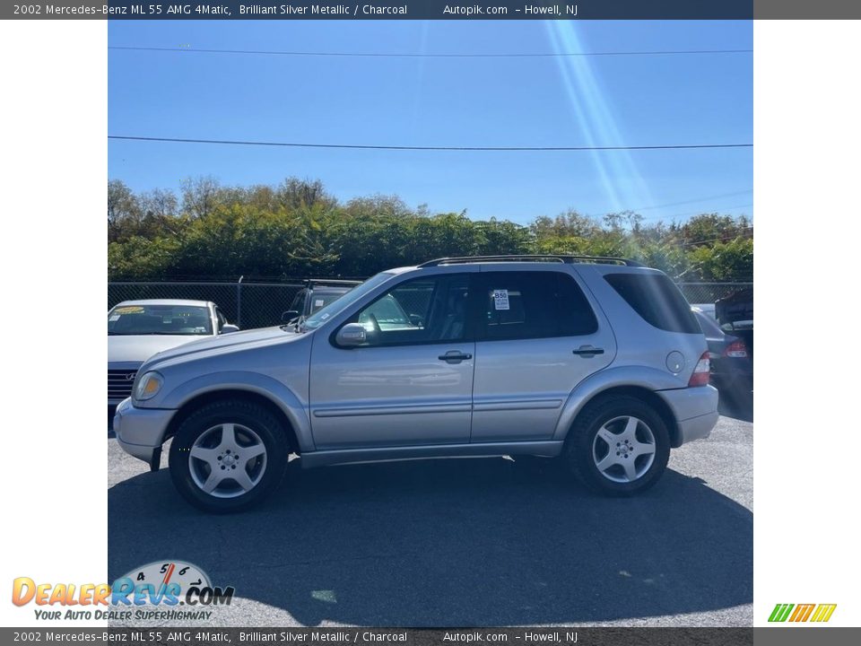 Brilliant Silver Metallic 2002 Mercedes-Benz ML 55 AMG 4Matic Photo #4