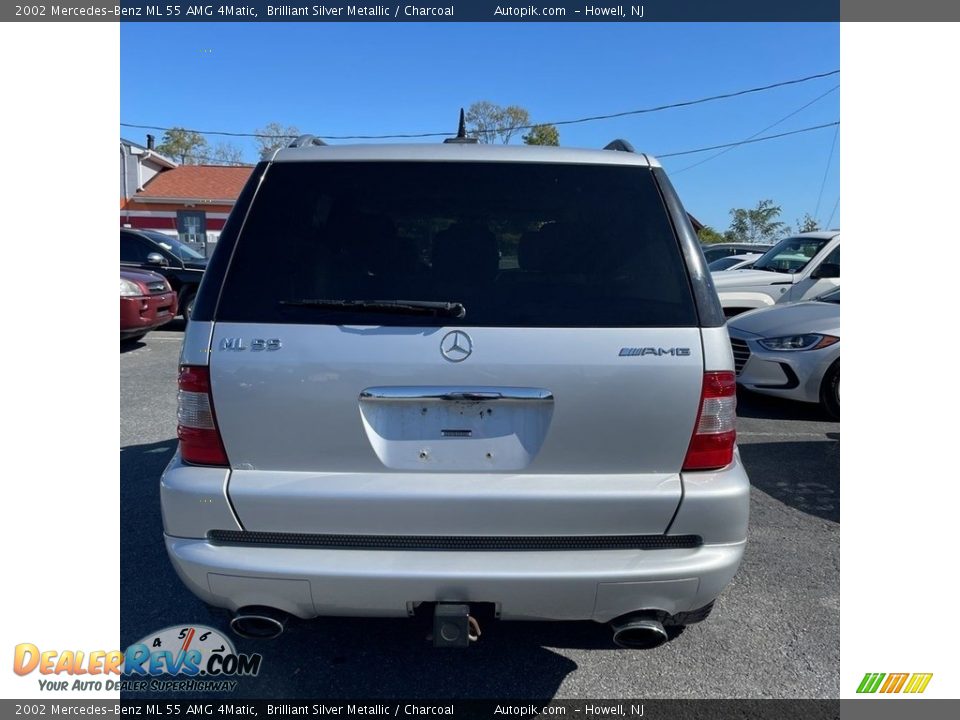 Brilliant Silver Metallic 2002 Mercedes-Benz ML 55 AMG 4Matic Photo #6